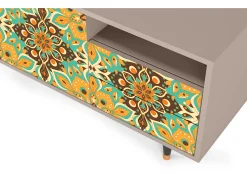 Mueble de TV - 125х56х41 cm - T7 - Indian Spices, Latte^ Móvel De Tv