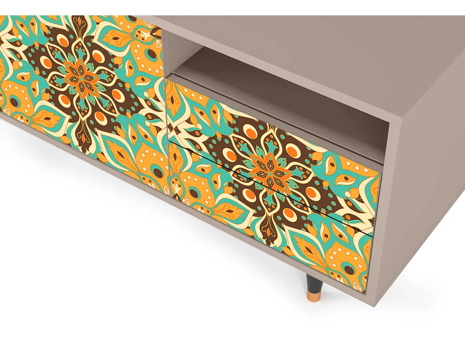 Mueble de TV - 125х56х41 cm - T7 - Indian Spices, Latte^ Móvel De Tv