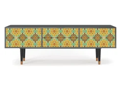 Móvel De Tv| Mueble de TV - 170х59х48 cm - T4 - Indian Spices, Antracite Cinza antracite