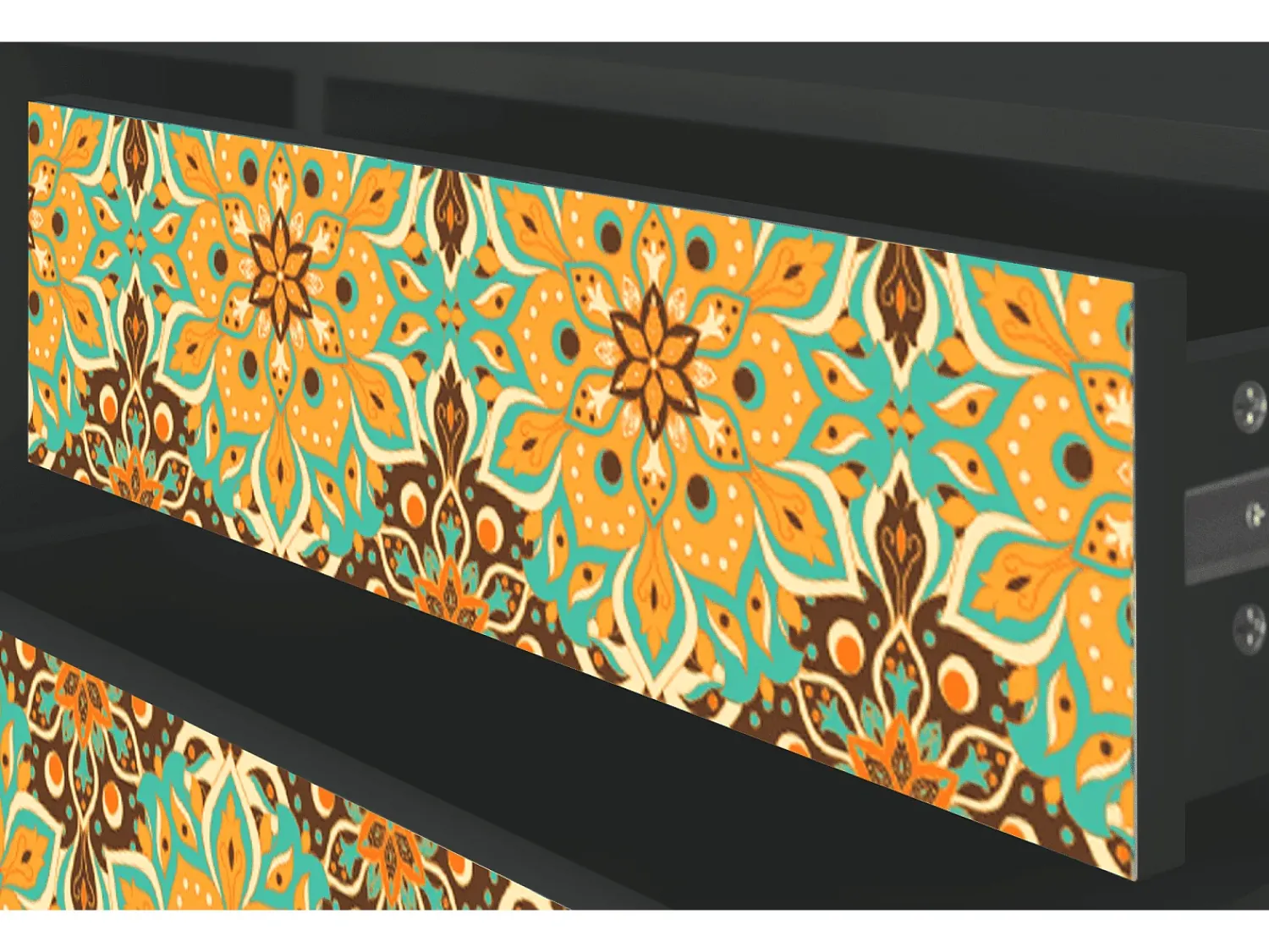 Móvel De Tv| Mueble de TV - 170х59х48 cm - T4 - Indian Spices, Antracite Cinza antracite