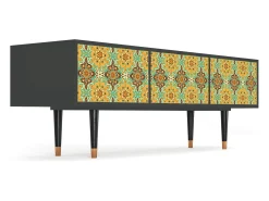 Móvel De Tv| Mueble de TV - 170х59х48 cm - T4 - Indian Spices, Antracite Cinza antracite