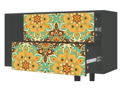 Móvel De Tv| Mueble de TV - 170х69х48 cm - T1 - Indian Spices, Antracite Cinza antracite