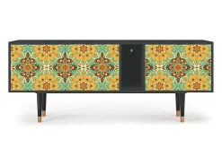 Móvel De Tv| Mueble de TV - 170х69х48 cm - T1 - Indian Spices, Antracite Cinza antracite