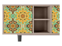 Móvel De Tv* Mueble de TV - 150х69х41 cm - T5 - Indian Spices, Latte Bege