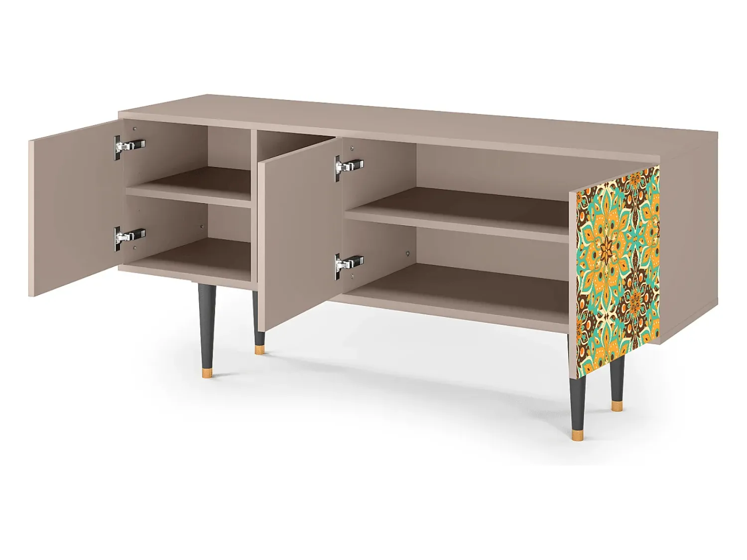 Móvel De Tv* Mueble de TV - 150х69х41 cm - T5 - Indian Spices, Latte Bege