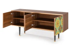 Clearance Mueble de TV - 150х69х41 cm - T5 - Indian Spices, Nogueira Castanho