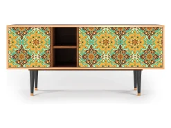 Clearance Mueble de TV - 150х69х41 cm - T5 - Indian Spices, Nogueira Castanho