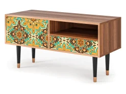 Mueble de TV - 115х59х48 cm - T3 - Indian Spices, Nogueira^ Móvel De Tv