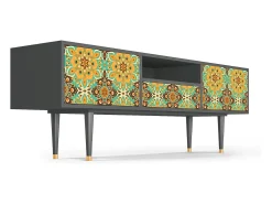 New Mueble de TV - 170х59х41 cm - T6 - Indian Spices, Antracite Cinza antracite