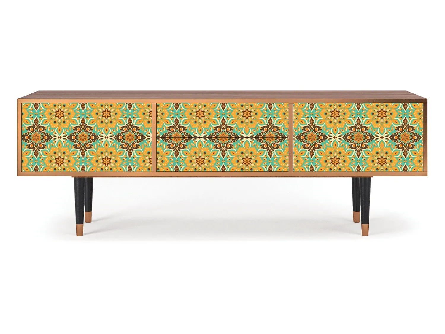 Clearance Mueble de TV - 170х59х48 cm - T4 - Indian Spices, Nogueira Castanho