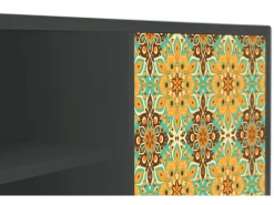 Mueble de TV - 170х69х48 cm - T2 - Indian Spices, Antracite^ Móvel De Tv
