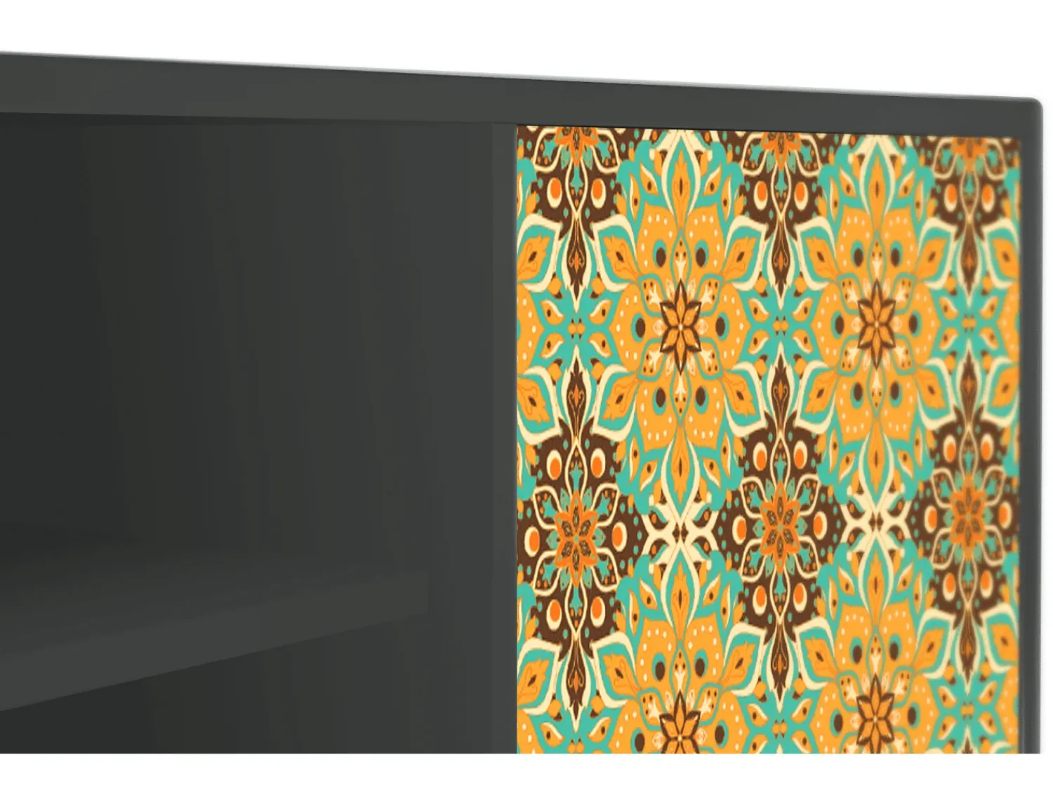 Mueble de TV - 170х69х48 cm - T2 - Indian Spices, Antracite^ Móvel De Tv