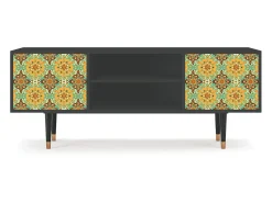 Mueble de TV - 170х69х48 cm - T2 - Indian Spices, Antracite^ Móvel De Tv