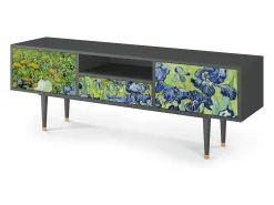 Discount Mueble de TV - 170х59х41 cm - T6 - Irises , Antracite Cinza antracite