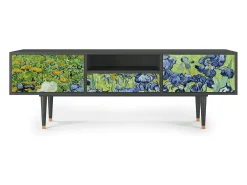 Discount Mueble de TV - 170х59х41 cm - T6 - Irises , Antracite Cinza antracite