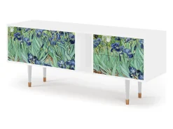Móvel De Tv* Mueble de TV - 170х69х48 cm - T1 - Irises , Branco Bege