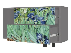 Best Mueble de TV - 170х69х48 cm - T1 - Irises , Cinza Cinzento