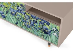 Mueble de TV - 125х56х41 cm - T7 - Irises , Latte^ Móvel De Tv