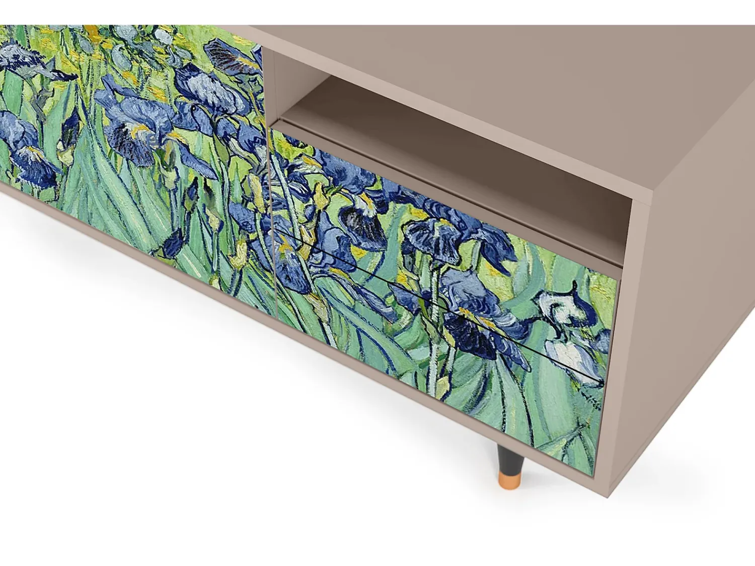 Mueble de TV - 125х56х41 cm - T7 - Irises , Latte^ Móvel De Tv