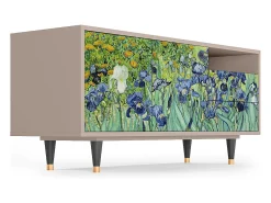 Mueble de TV - 125х56х41 cm - T7 - Irises , Latte^ Móvel De Tv