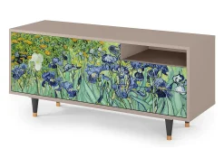 Mueble de TV - 125х56х41 cm - T7 - Irises , Latte^ Móvel De Tv