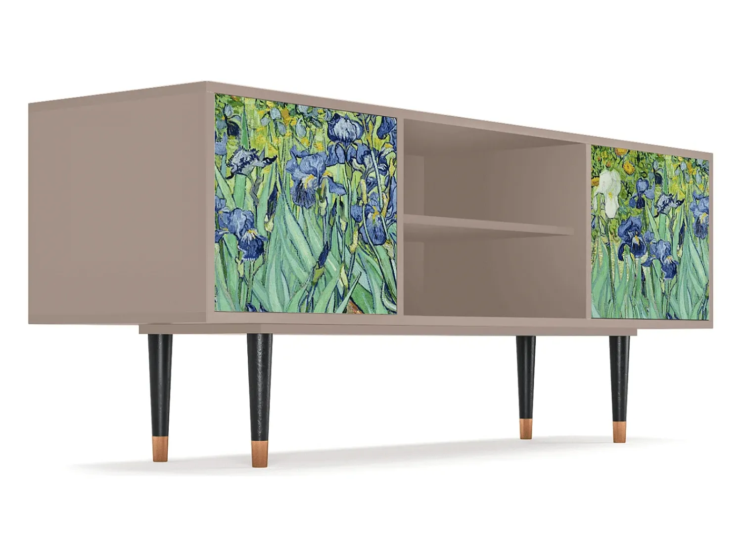Online Mueble de TV - 170х69х48 cm - T2 - Irises , Latte Bege