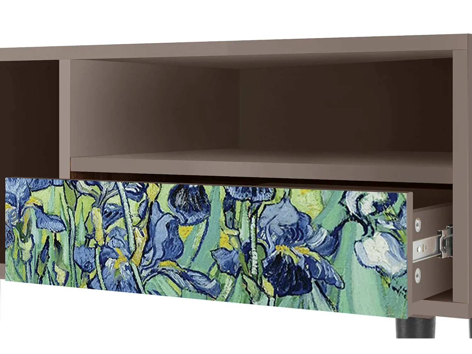 Outlet Mueble de TV - 115х59х48 cm - T3 - Irises , Latte Bege
