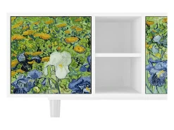 Outlet Mueble de TV - 150х69х41 cm - T5 - Irises , Branco Bege