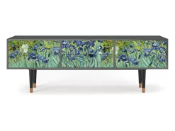Móvel De Tv* Mueble de TV - 170х59х48 cm - T4 - Irises , Antracite Cinza antracite