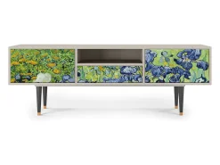 Móvel De Tv* Mueble de TV - 170х59х41 cm - T6 - Irises , Areia Bege