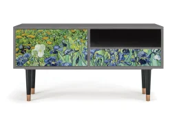 Discount Mueble de TV - 115х59х48 cm - T3 - Irises , Cinza Cinzento