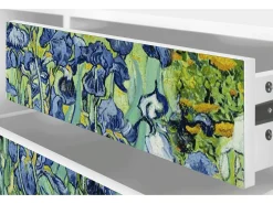 Móvel De Tv| Mueble de TV - 170х59х48 cm - T4 - Irises , Branco Bege