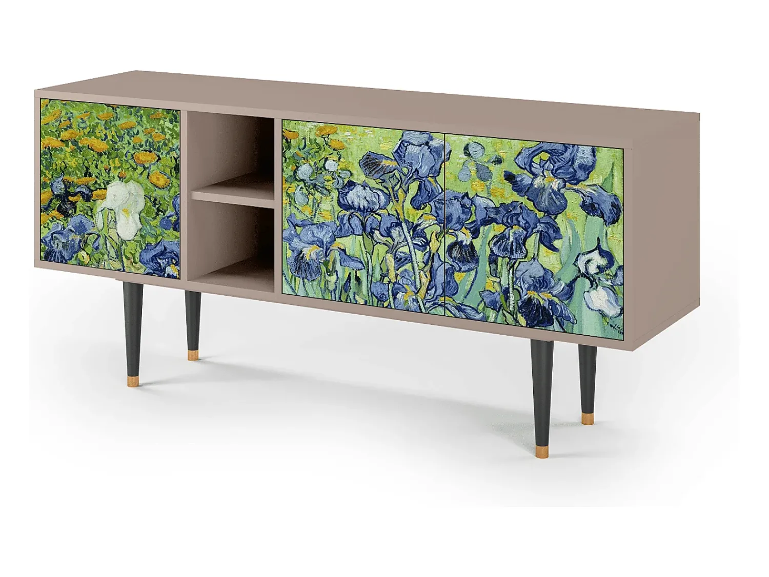 Outlet Mueble de TV - 150х69х41 cm - T5 - Irises , Latte Bege