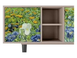 Outlet Mueble de TV - 150х69х41 cm - T5 - Irises , Latte Bege