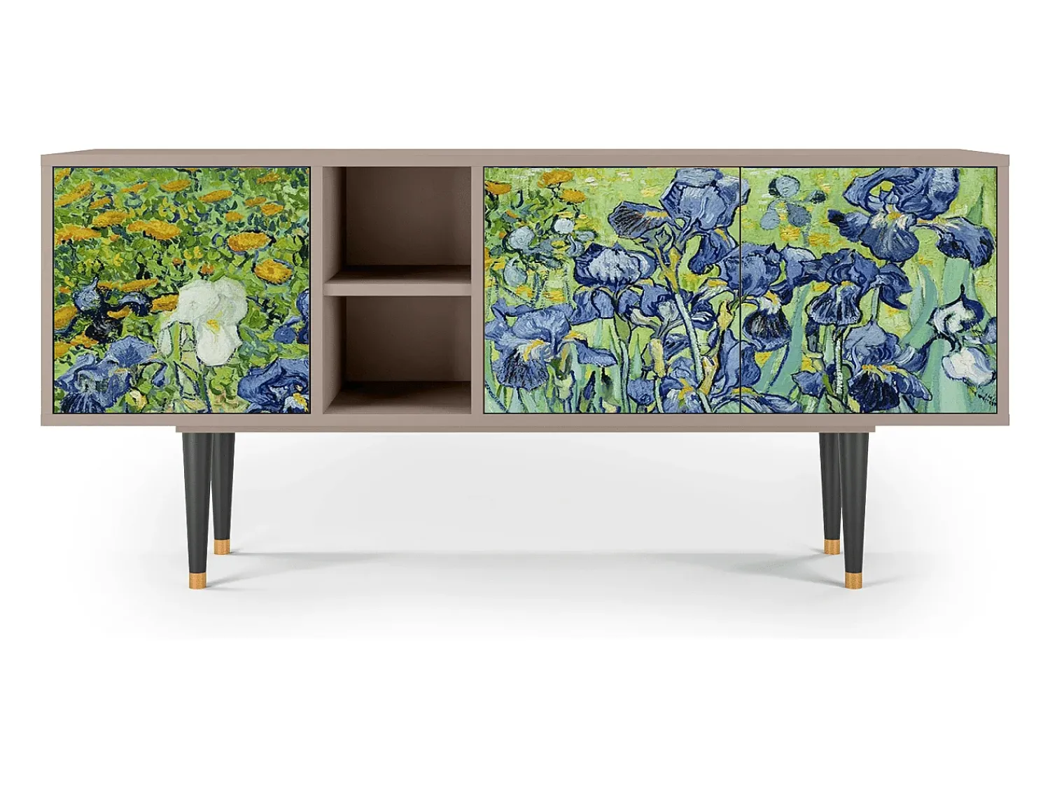 Outlet Mueble de TV - 150х69х41 cm - T5 - Irises , Latte Bege