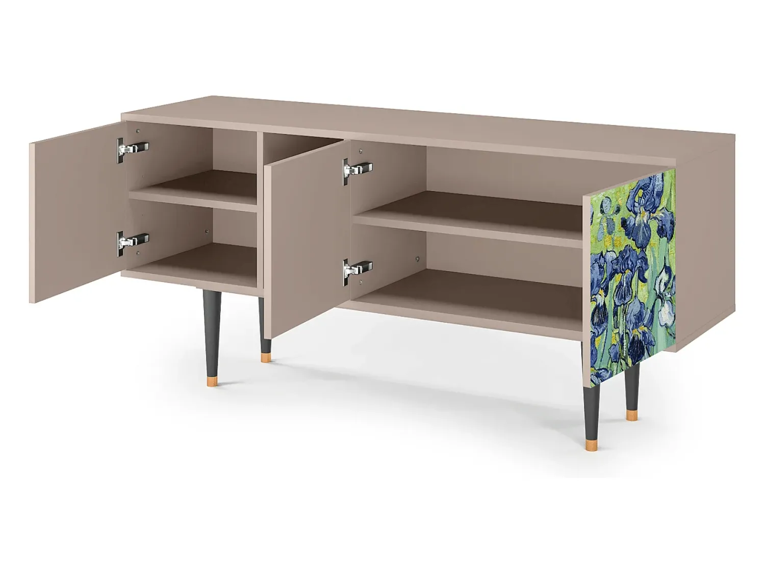 Outlet Mueble de TV - 150х69х41 cm - T5 - Irises , Latte Bege