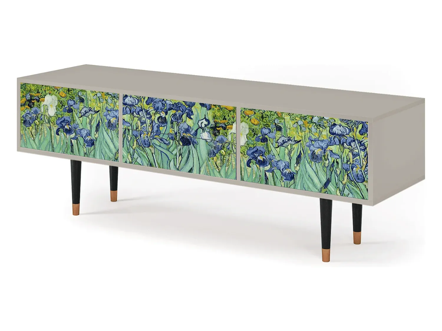 Online Mueble de TV - 170х59х48 cm - T4 - Irises , Areia Bege