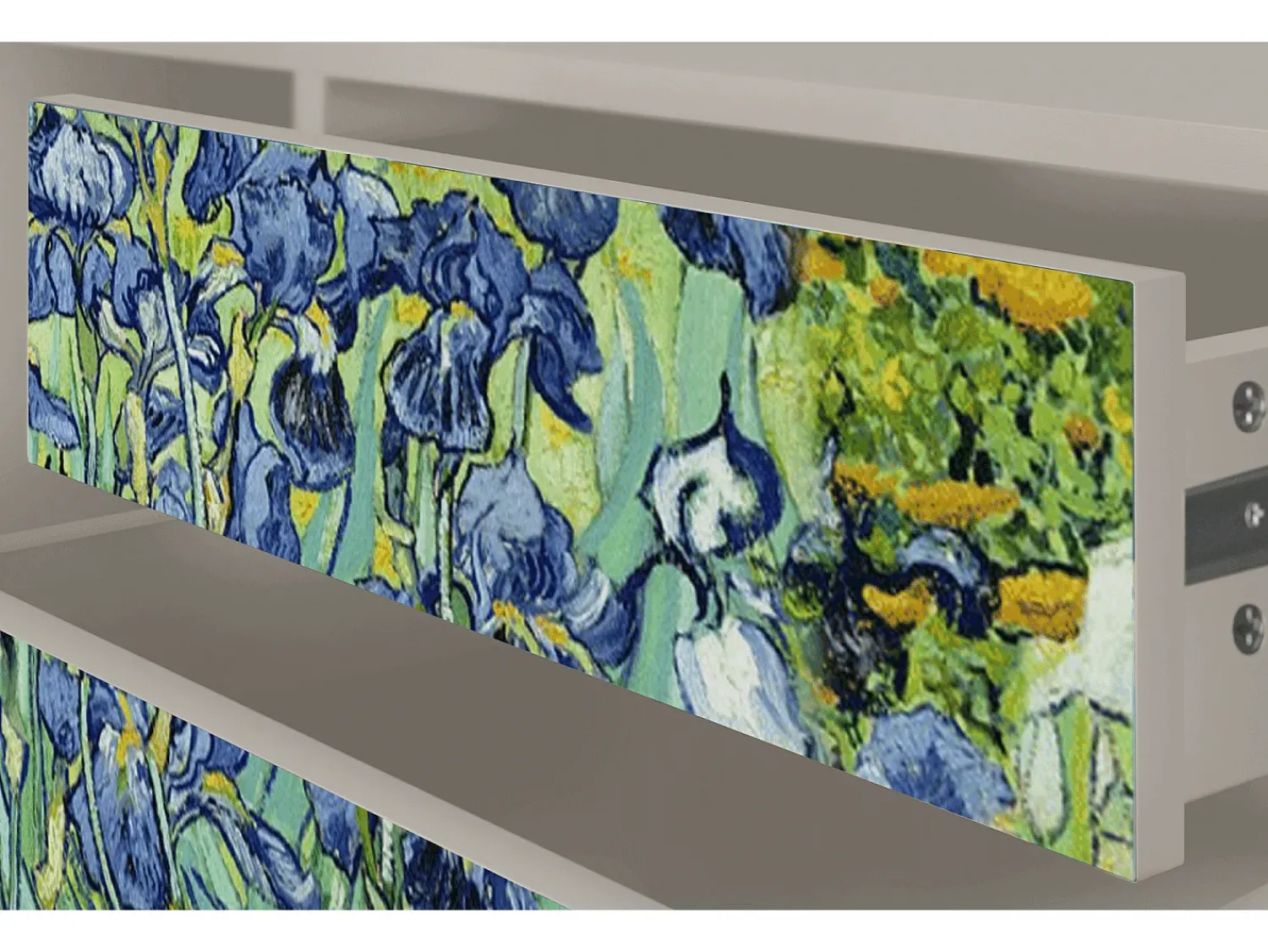 Online Mueble de TV - 170х59х48 cm - T4 - Irises , Areia Bege