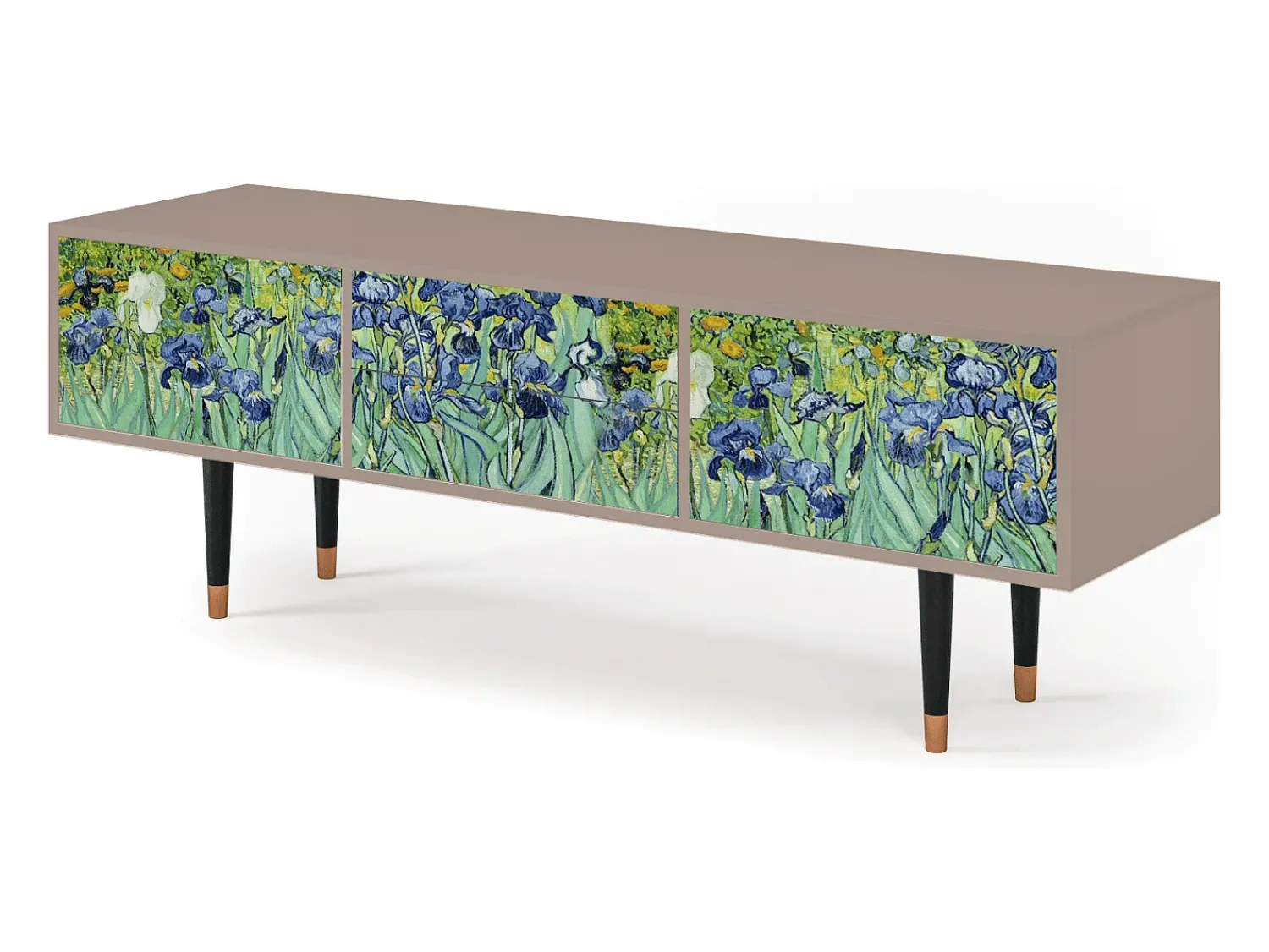 Móvel De Tv| Mueble de TV - 170х59х48 cm - T4 - Irises , Latte Bege