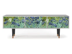 Móvel De Tv* Mueble de TV - 170х59х48 cm - T4 - Irises , Cinza Cinzento