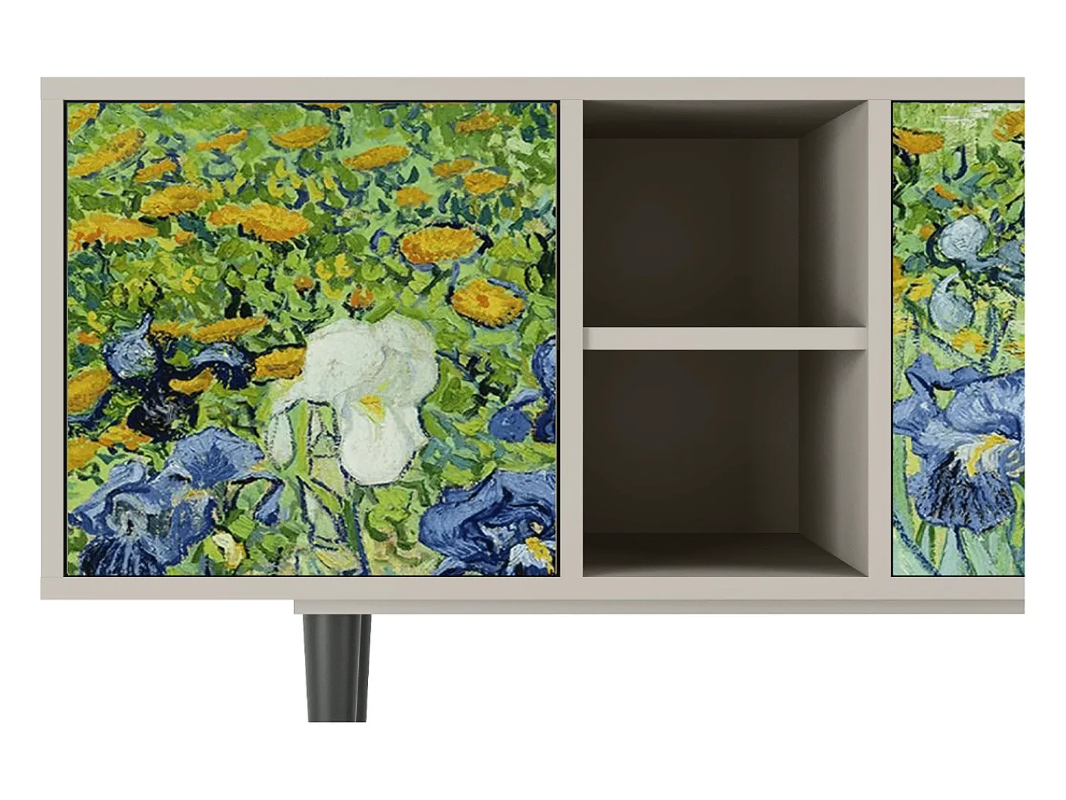 Mueble de TV - 150х69х41 cm - T5 - Irises , Areia^ Móvel De Tv