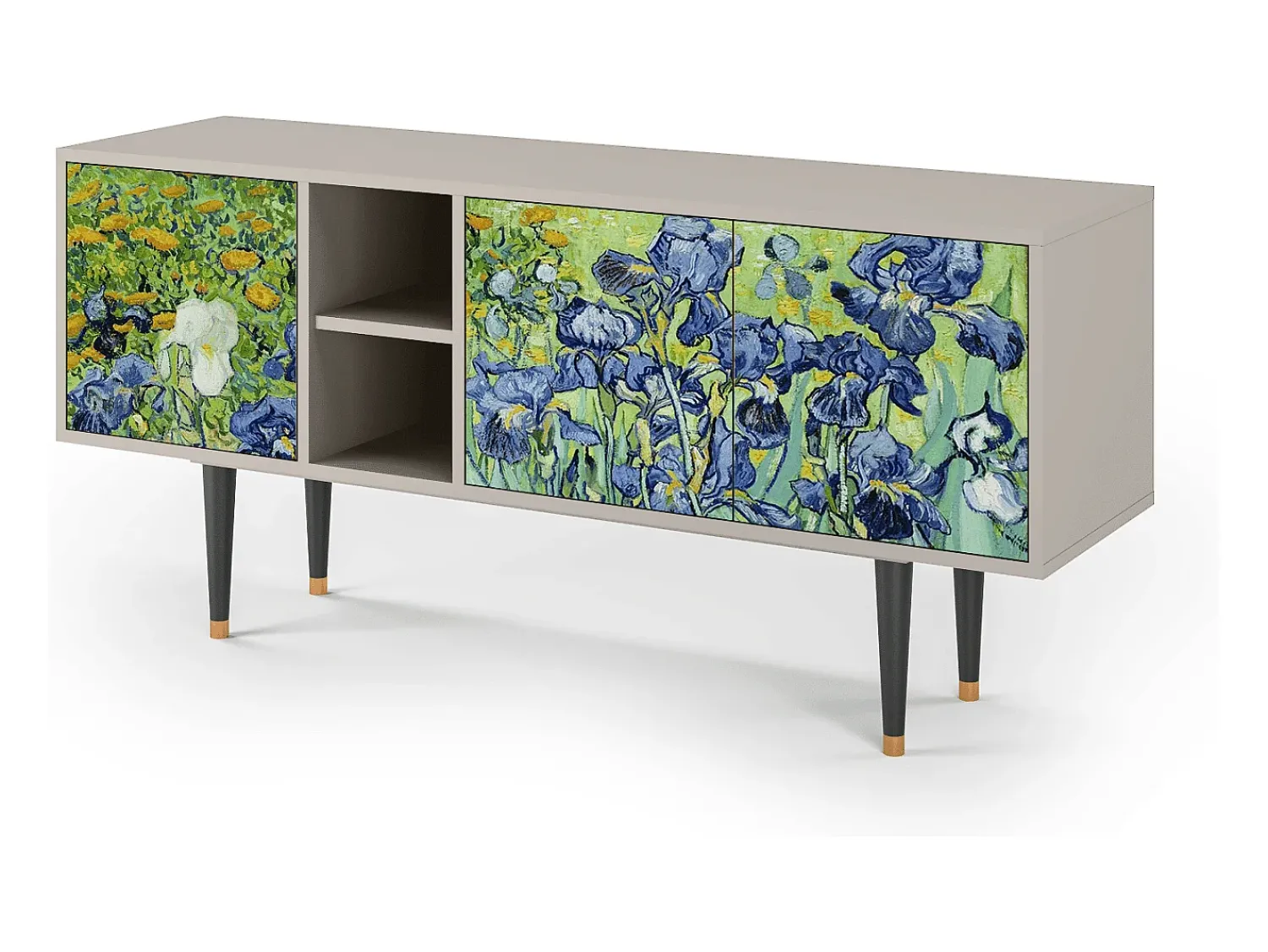 Mueble de TV - 150х69х41 cm - T5 - Irises , Areia^ Móvel De Tv