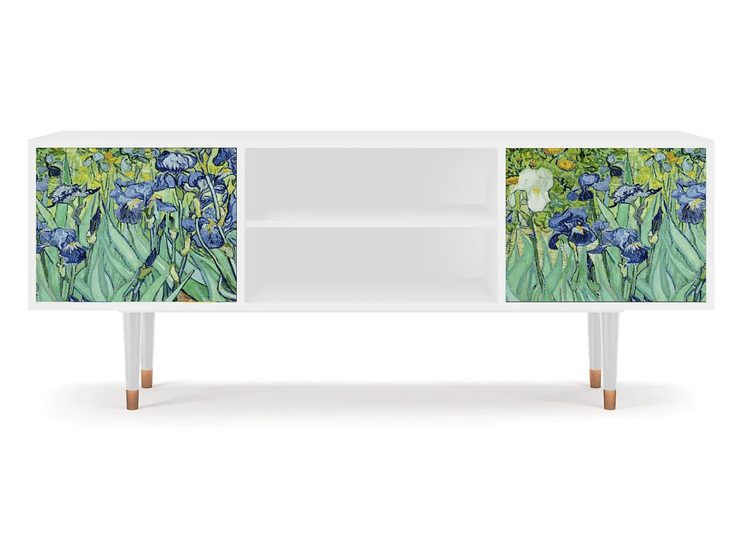 Mueble de TV - 170х69х48 cm - T2 - Irises , Branco^ Móvel De Tv