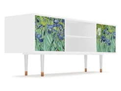 Mueble de TV - 170х69х48 cm - T2 - Irises , Branco^ Móvel De Tv