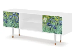 Mueble de TV - 170х69х48 cm - T2 - Irises , Branco^ Móvel De Tv