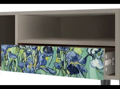 Best Mueble de TV - 115х59х48 cm - T3 - Irises , Areia Bege