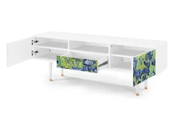Best Mueble de TV - 170х59х41 cm - T6 - Irises , Branco Bege