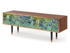 Mueble de TV - 170х59х48 cm - T4 - Irises , Nogueira Castanho