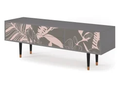 Mueble de TV - 170х59х48 cm - T4 - Issabelline Flower, Cinza^ Móvel De Tv