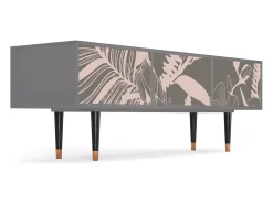 Mueble de TV - 170х59х48 cm - T4 - Issabelline Flower, Cinza^ Móvel De Tv